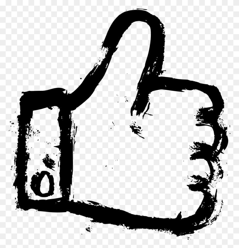 1000x1041 Grunge Thumbs Up Transparent Thumbs Up Stamp Transparent, Text, Stencil HD PNG Download