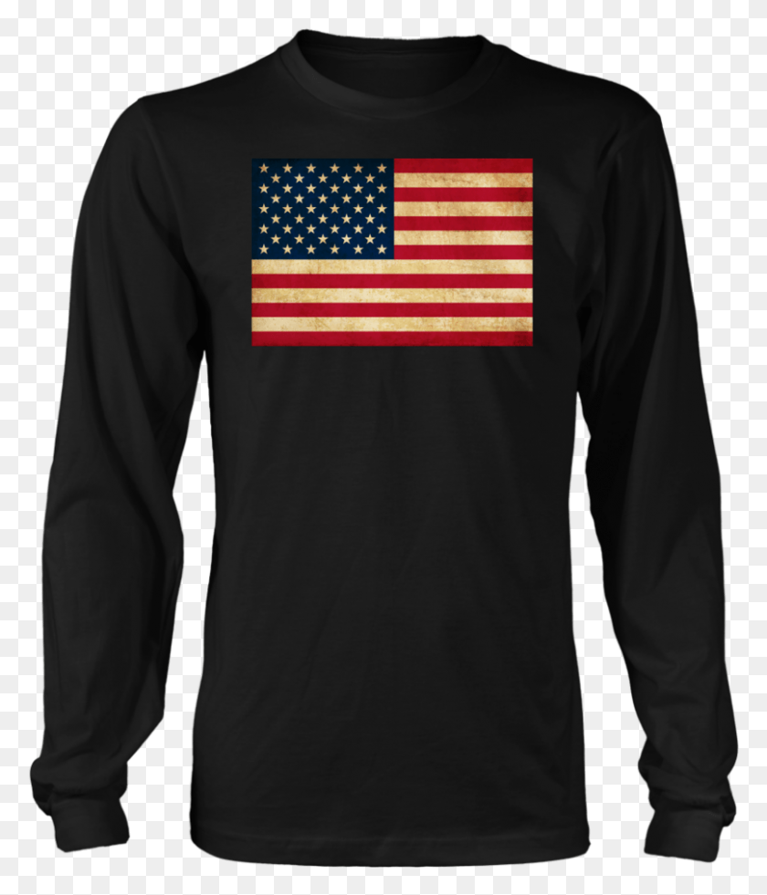 807x953 Grunge Vintage Patriotic American Flag Tshirt American Flag, Sleeve, Clothing, Apparel HD PNG Download