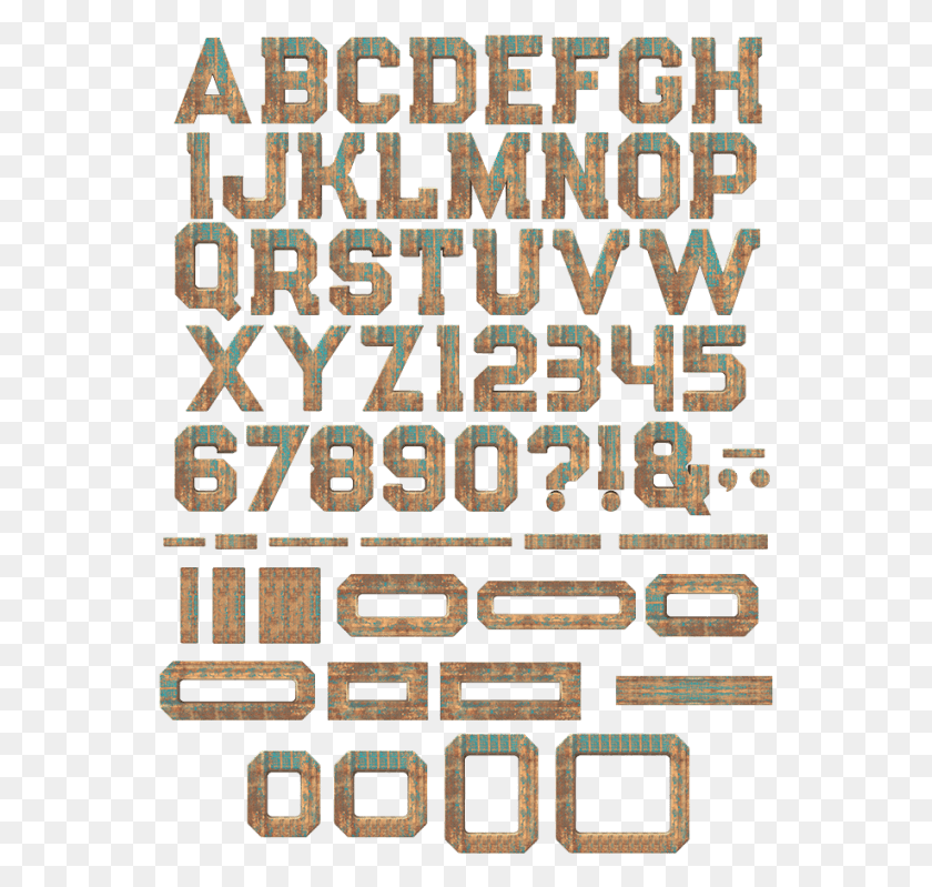 555x739 Grunge Wood Font Letters And Numbers, Word, Text, Pattern Descargar Hd Png