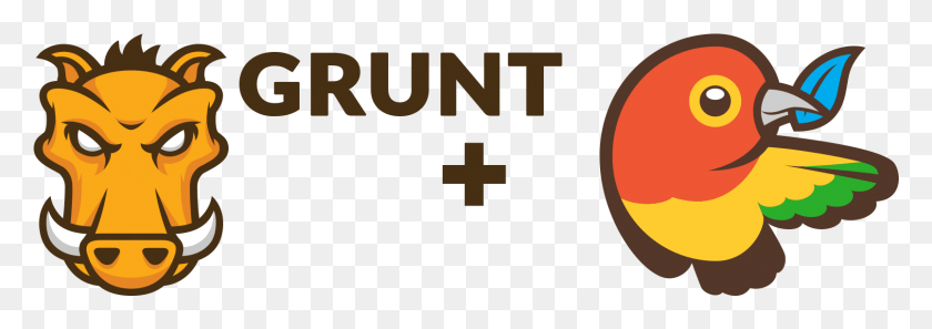 1609x490 Descargar Png Grunt And Bower Logo Bower Png