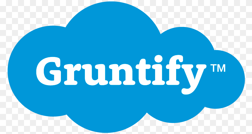 Gruntify Logo Positive, Text Transparent PNG