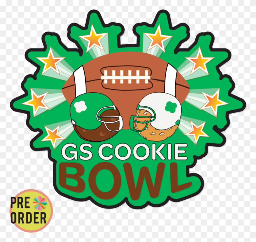 992x934 Descargar Pnggs Cookie Bowl Gs Trivia Fútbol Y Diversión Parche, Etiqueta, Texto, Logotipo Hd Png