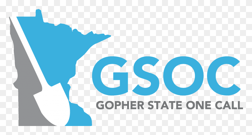 2916x1461 Gsoc Logo Gopher State One Call, Text, Axe, Tool Descargar Hd Png