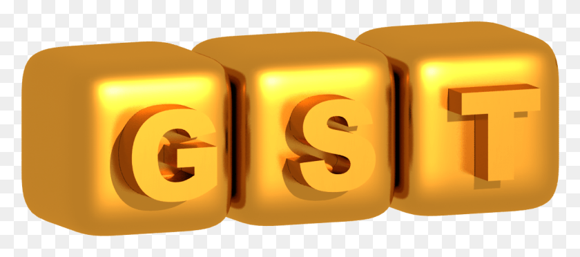 1143x458 Gst 3d Text Gold Golden Goods Service Tax Designer Gst 3d, Sweets, Food, Confectionery HD PNG Download