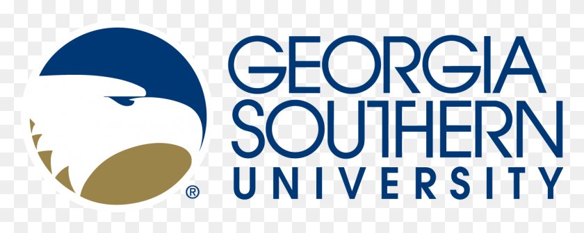1268x450 Gsu Logo 2c Georgia Southern Logo, Text, Alphabet, Number HD PNG Download