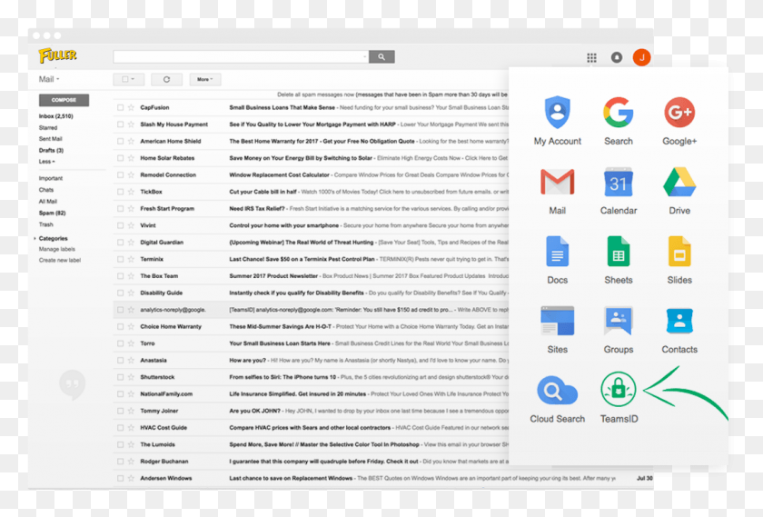 1071x699 Gsuite Gmail Ext Example Access Google Classroom, Text, File HD PNG Download