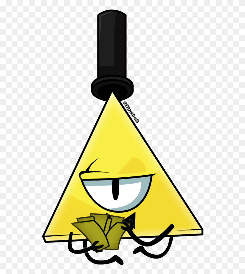 556x878 Gt Hot Bill Cipher Fanart, Triangle, Angry Birds HD PNG Download