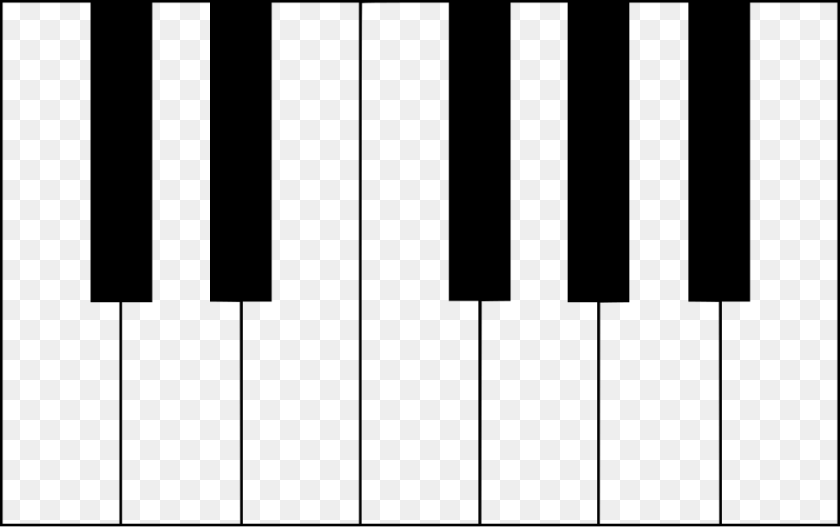 Gt Note Piano Music Key, Gray Clipart PNG