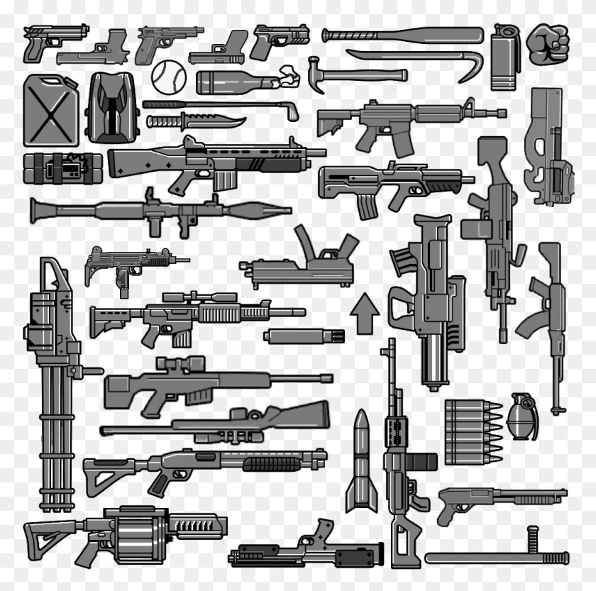 1021x1013 Gta 4 Weapon Icons, Weaponry, Armory, Gun HD PNG Download