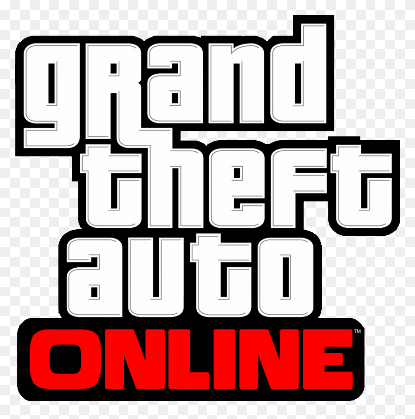 839x848 Descargar Pnggta 5 Online Logo Grand Theft Auto Online, Grand Theft Auto, Texto Hd Png