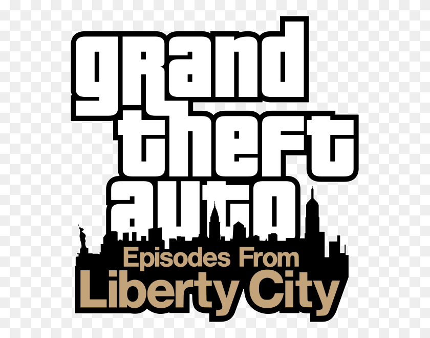 565x599 Gta Clipart Transparent Grand Theft Auto Episodes From Liberty City Logo, Grand Theft Auto HD PNG Download