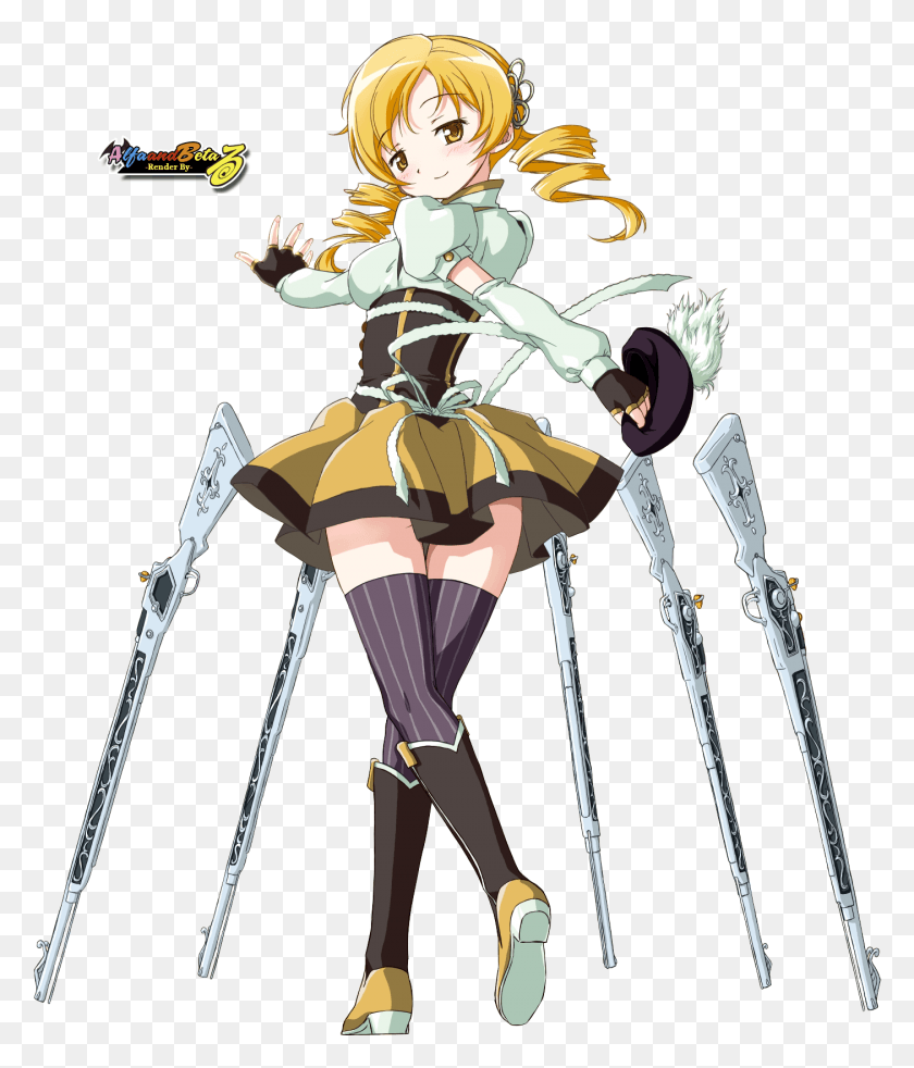 1404x1660 Gtgt Mami Anime Girl, Person, Human, Architecture HD PNG Download