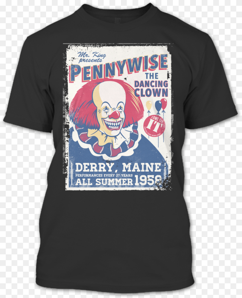 865x1062 Gtgthttps Premiumfanstore Comproductspennywise Pennywise It T Shirt, Clothing, T-shirt, Baby, Person Sticker PNG