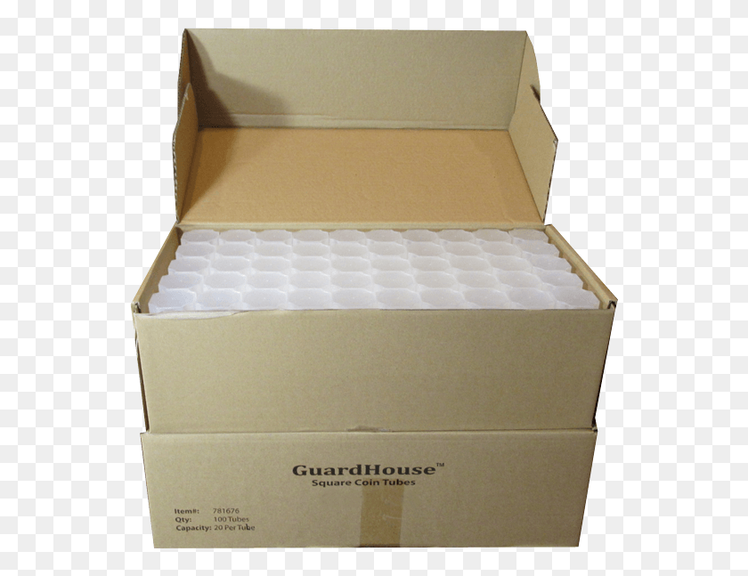 550x587 Guardhouse Coin Tubes 100 Pack Box, Cardboard, Carton, Package Delivery HD PNG Download