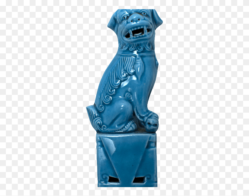 261x601 Guardian Lion Foo Dog Statue Statue, Porcelain, Pottery HD PNG Download