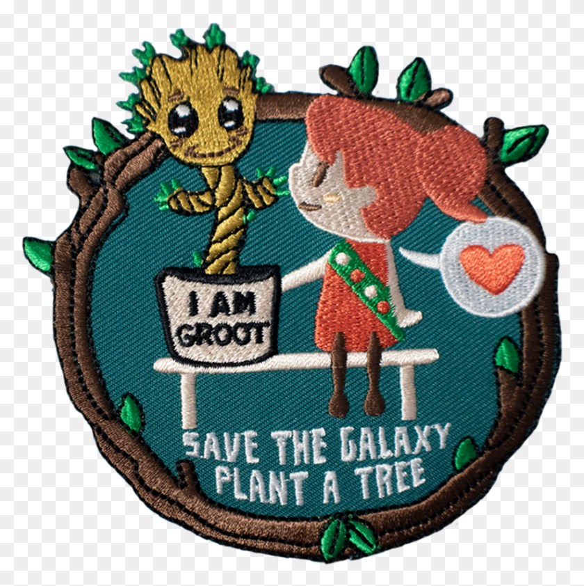 854x857 Guardians Of The Galaxy Fun Patch Girl Scouts Of The Usa, Birthday Cake, Cake, Dessert HD PNG Download