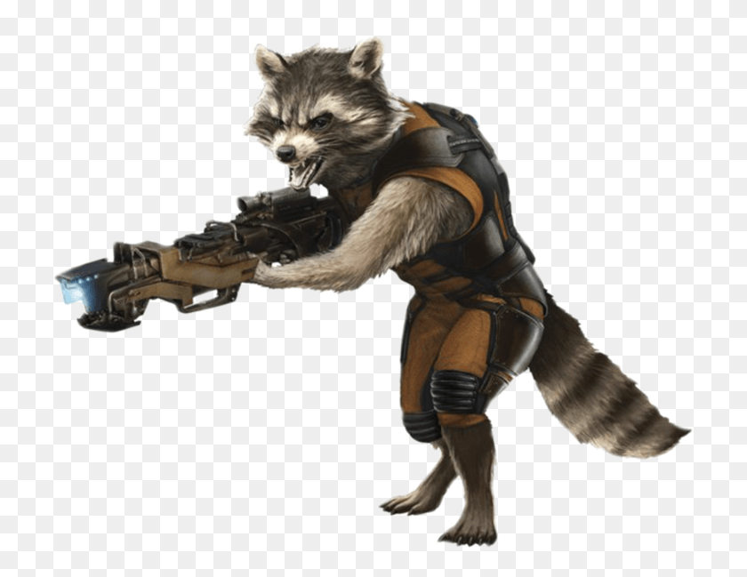 724x589 Guardians Of The Galaxy Rocket Magnet Rocket Raccoon Transparent, Wildlife, Animal, Mammal HD PNG Download
