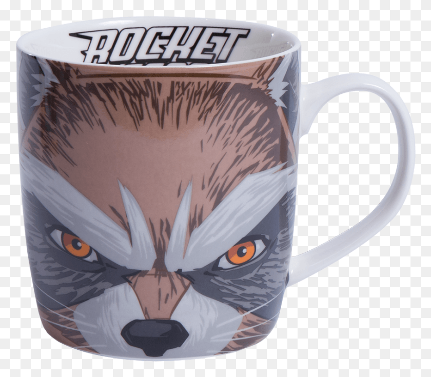 845x732 Guardians Of The Galaxy Rocket Mug Mug, Coffee Cup, Cup, Bird HD PNG Download