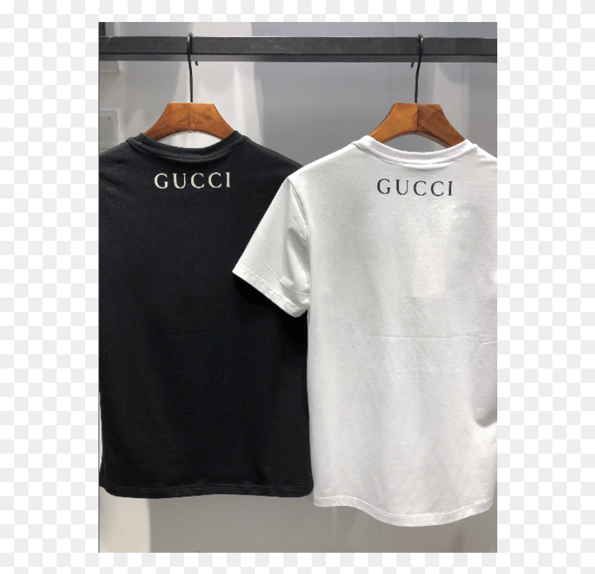 564x750 Gucci 08071517 Men39s Gucci Tee Fashion Tops Short Letter Clothes Hanger, Clothing, Apparel, Sleeve HD PNG Download