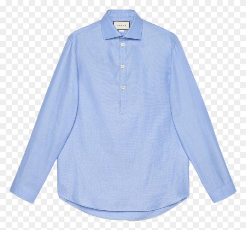 821x765 Gucci Cotton Oversize Shirt Gucci Blue Shirt, Clothing, Apparel, Sleeve HD PNG Download