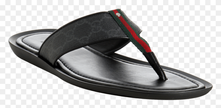 997x451 Gucci Flip Flop Vector Black And White, Clothing, Apparel, Footwear HD PNG Download