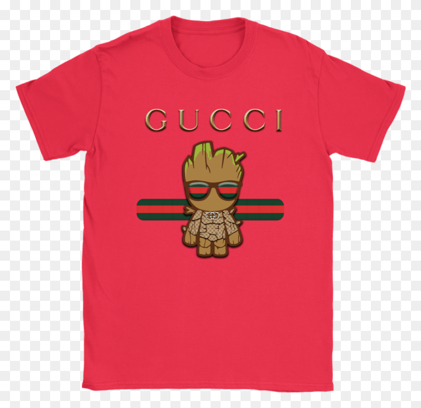 855x827 Gucci Guardians Of The Galaxy Baby Groot Shirts, Clothing, Apparel, T-shirt HD PNG Download