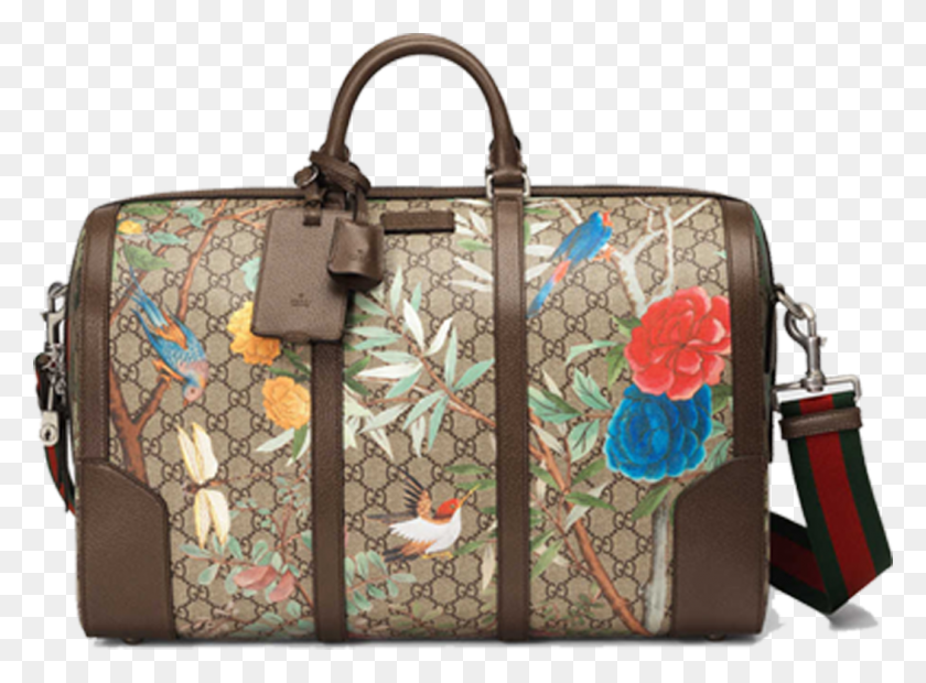 1050x755 Gucci Handbag Gucci Weekender Travel Bag, Bird, Animal, Accessories HD PNG Download