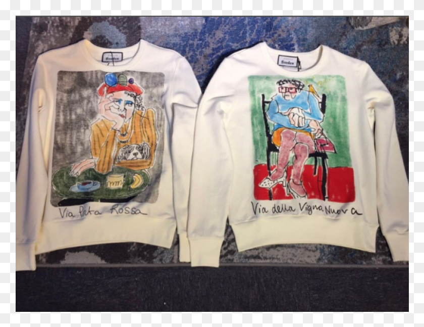 801x603 Gucci Scrawl Sweatershirt Long Sleeved T Shirt, Clothing, Apparel, Sleeve HD PNG Download