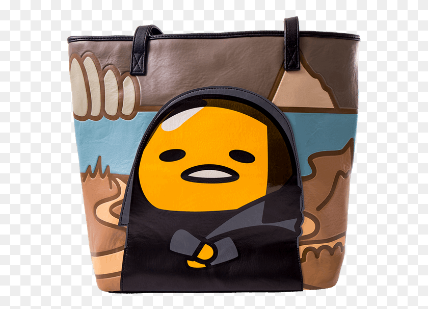 579x546 Gudetama Mona Lisa Amp The Scream Loungefly Tote, Bag, Accessories, Accessory HD PNG Download