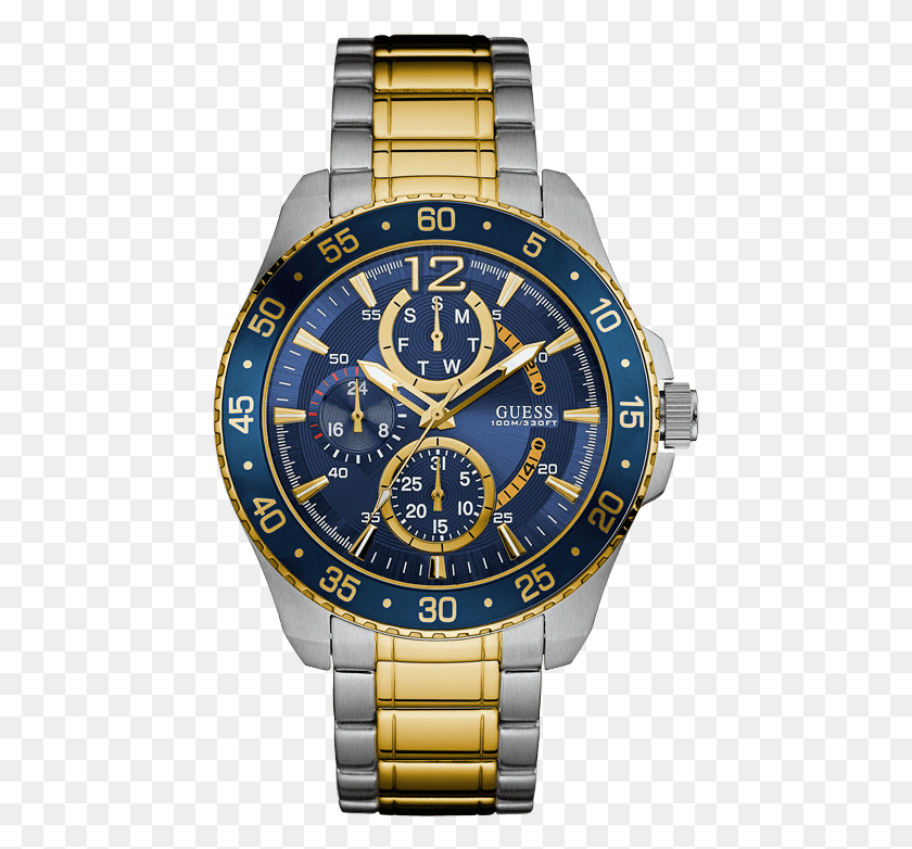 449x722 Guess Watch Gold W0797G1 Relojes Guess Relojes Guess Relojes Para Hombre Plata Oro, Reloj De Pulsera, Torre Del Reloj, Torre Hd Png Descargar
