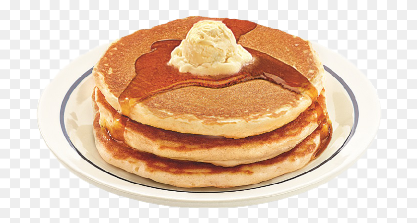 698x390 Guests Can Receive One Free Short Stack Of Buttermilk Stack Of Pancakes, Bread, Food, Pancake HD PNG Download