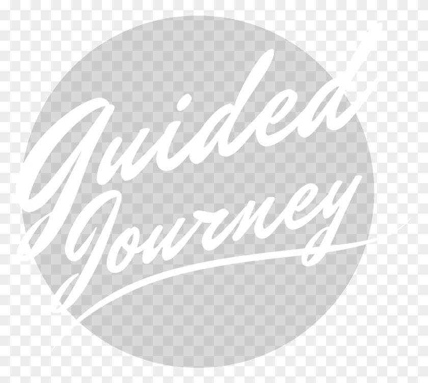 1187x1056 Guided Journey Logo Circle, Text, Handwriting, Calligraphy HD PNG Download