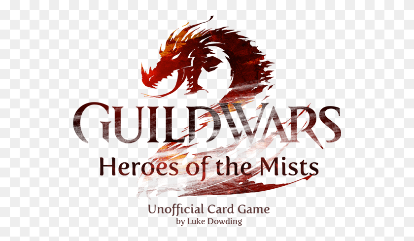 546x429 Guild Wars 2 Card Game Guild Wars, Poster, Advertisement, Dragon HD PNG Download