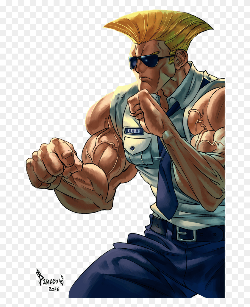 670x971 Guile 2O16 Super Street Fighter Iv Street Fighter Ii Street Fighter Guile Fanart, Gafas De Sol, Accesorios, Accesorio Hd Png