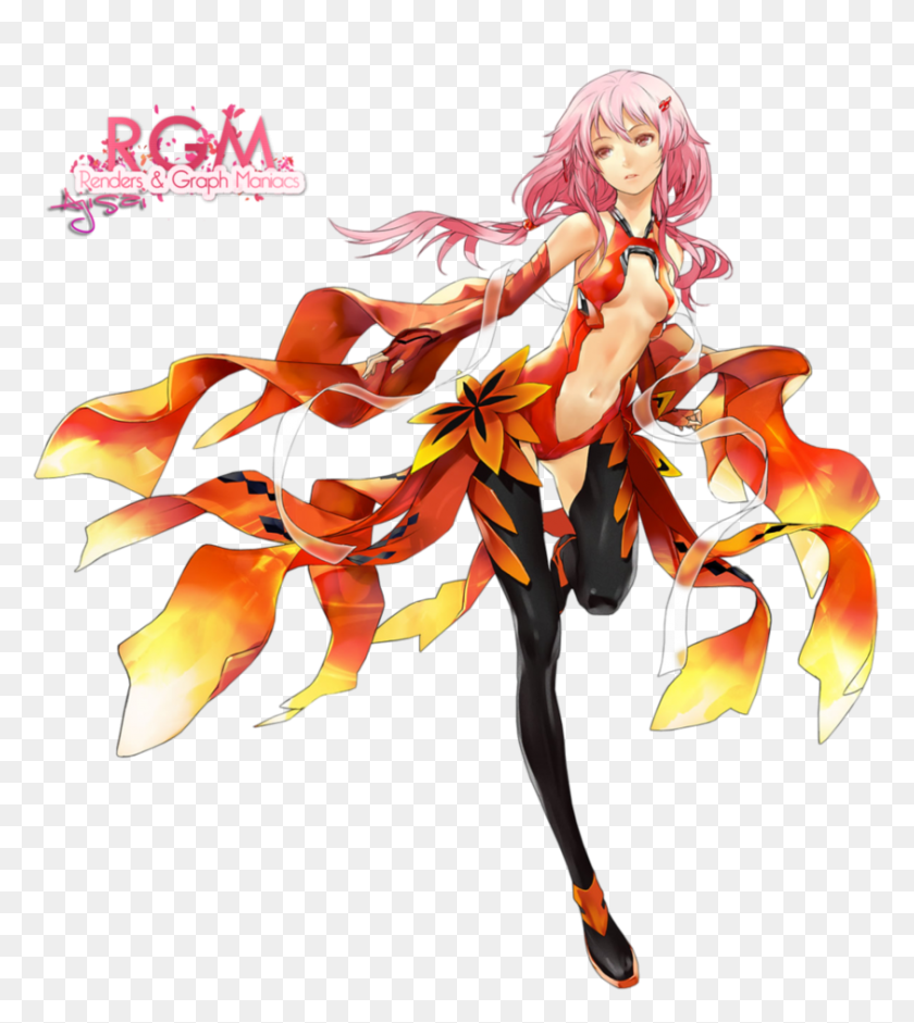 841x950 Guilty Crown Guilty Crown Inori Red Juice, Person, Human, Graphics HD PNG Download