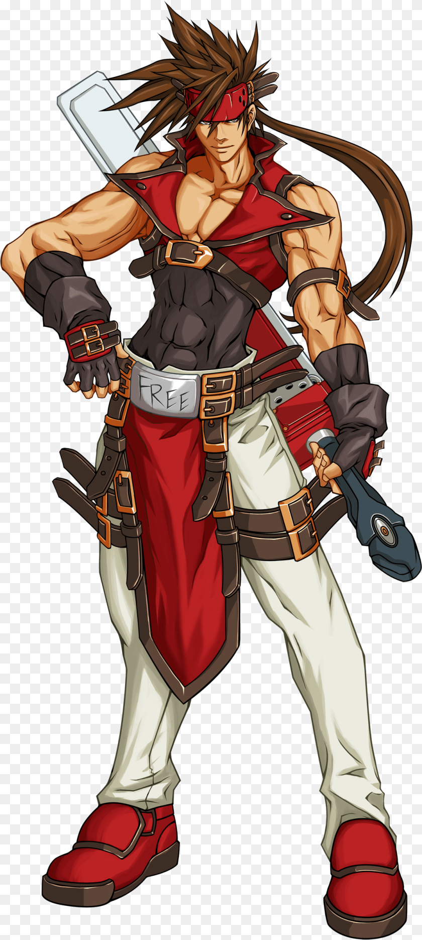 1076x2396 Guilty Gear Main Characters, Publication, Book, Comics, Person PNG