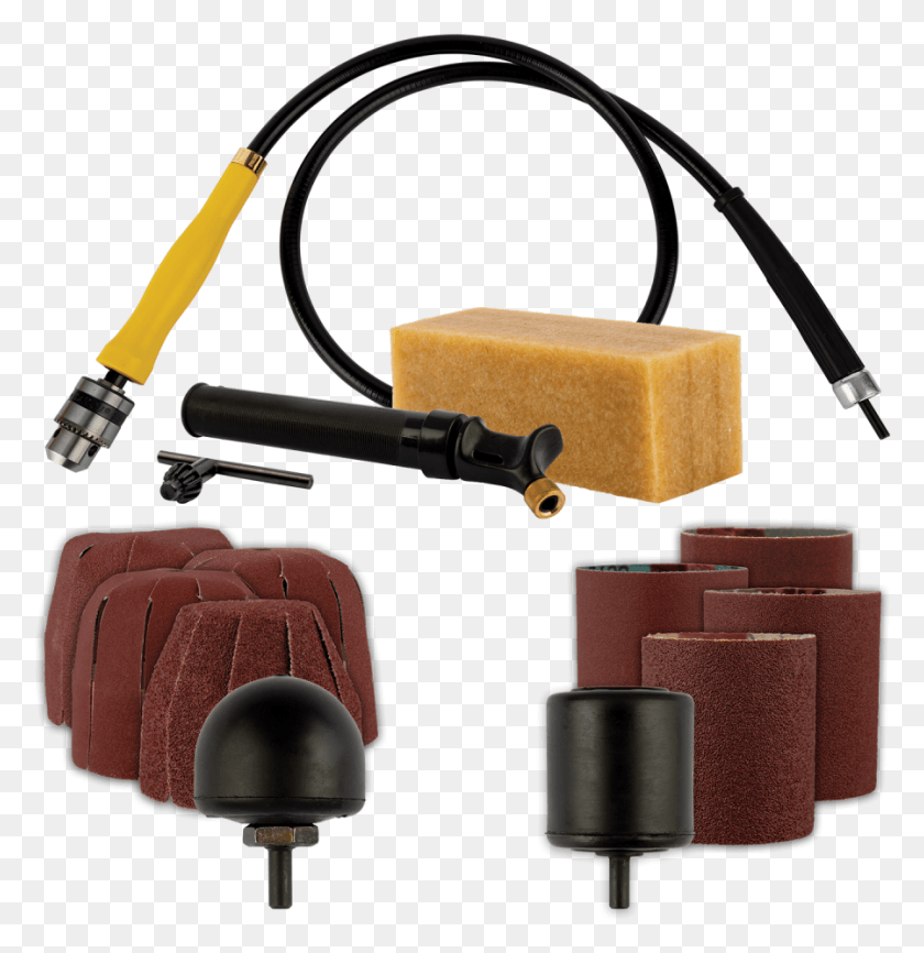 899x929 Guinevere Flex Shaft Sanding Kit Rotary Tool, Adapter, Plug, Electrical Device HD PNG Download