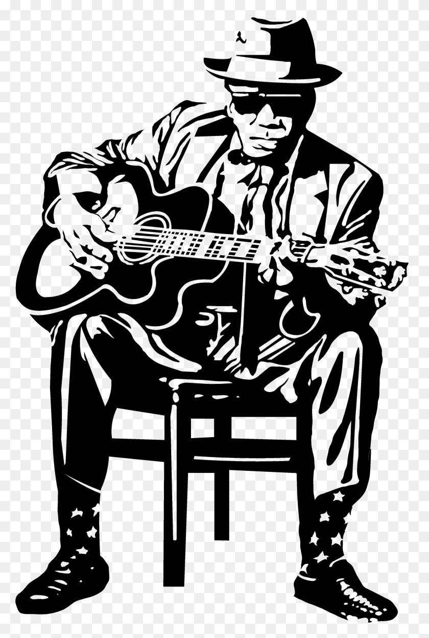 1549x2360 Guitar Acoustic Blues Musician Image High Quality Blues Guitar Clipart, Furniture, Person HD PNG Download