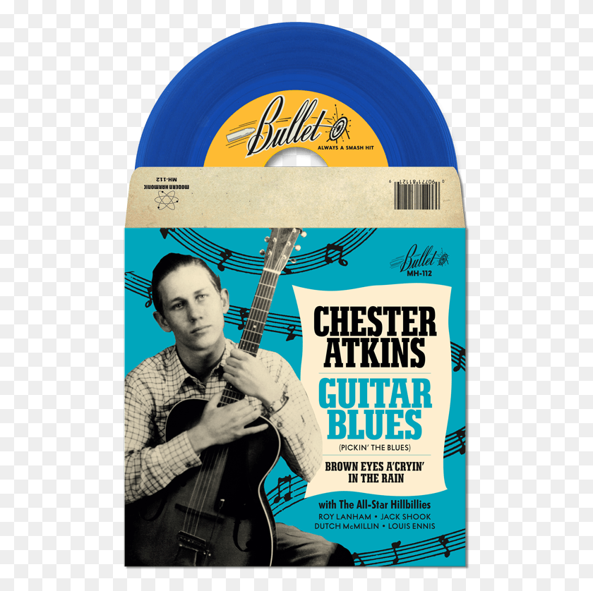 491x778 Guitar Blues Brown Eyes Acryin In The Rain Chester Atkins Guitar Blues, Poster, Advertisement, Person HD PNG Download