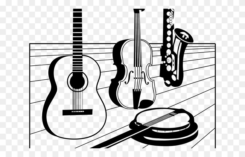 640x480 Guitar Clipart Musical Instrument Guitar Outline, Gray, Text, World Of Warcraft HD PNG Download