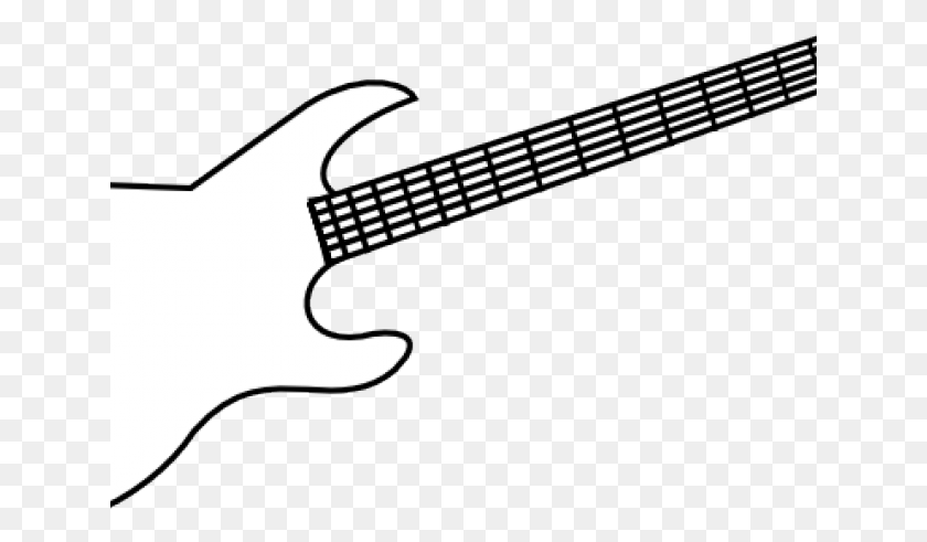 641x431 Guitar Clipart Outline Electric Guitar Clip Art, Leisure Activities, Musical Instrument, Axe HD PNG Download