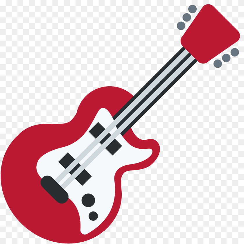 1920x1920 Guitar Emoji Clipart, Bass Guitar, Musical Instrument, Smoke Pipe PNG