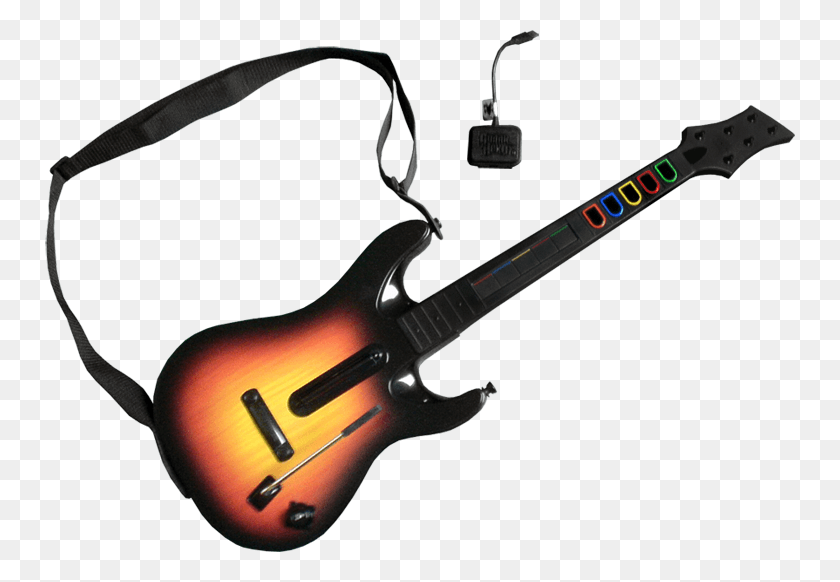 750x522 Descargar Png Guitar Hero Controlador Guitar Hero Guitarra, Actividades De Ocio, Instrumento Musical, Guitarra Eléctrica Hd Png