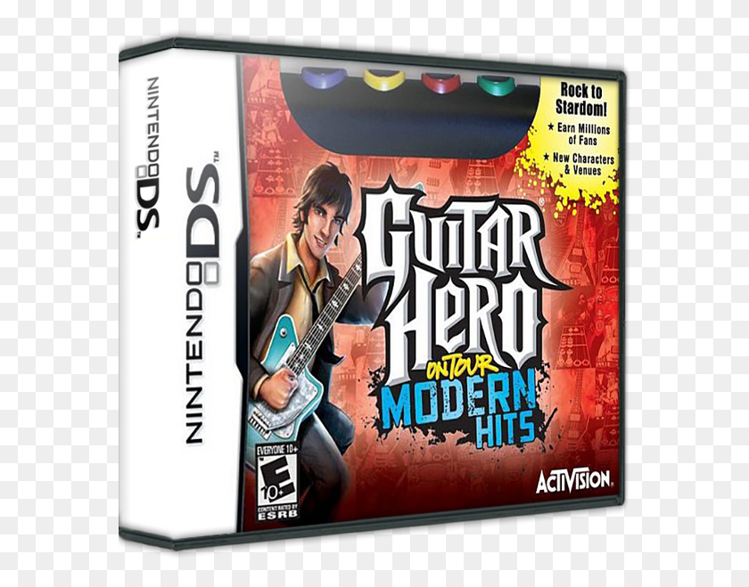 576x599 Guitar Hero On Tour Guitar Hero On Tour Modern Hits Nds, Poster, Advertisement, Flyer HD PNG Download
