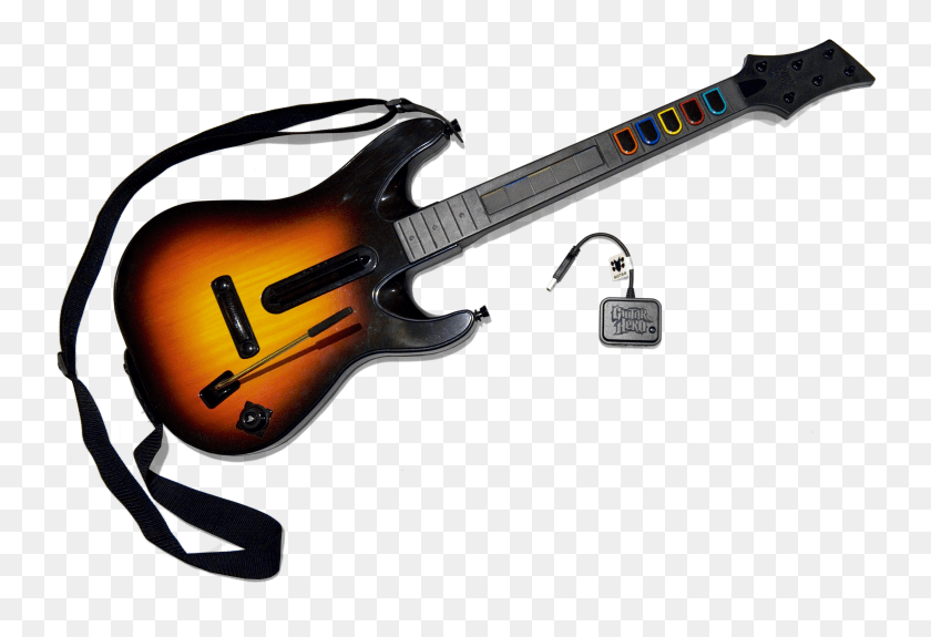 3614x2388 Guitar Hero World Tour Guitar Controller Ps3 Guitar Hero Ps3 Gitaar HD PNG Download