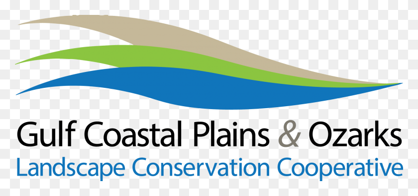 2000x859 Gulf Coastal Plains And Ozarks Lcc Mark With Full Title Graphic Design, Animal, Plant, Fish HD PNG Download