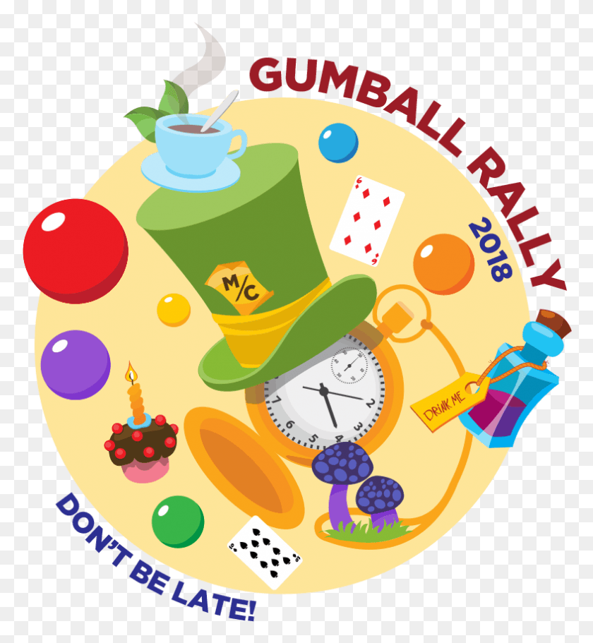 786x858 Gumball Rally 18 Savethedate Logo Small Alice No Pais Das Maravilhas Vetor, Clock Tower, Tower, Architecture HD PNG Download