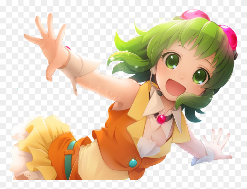 886x665 Gumi Gumi Vocaloid, Person, Human, Plant HD PNG Download