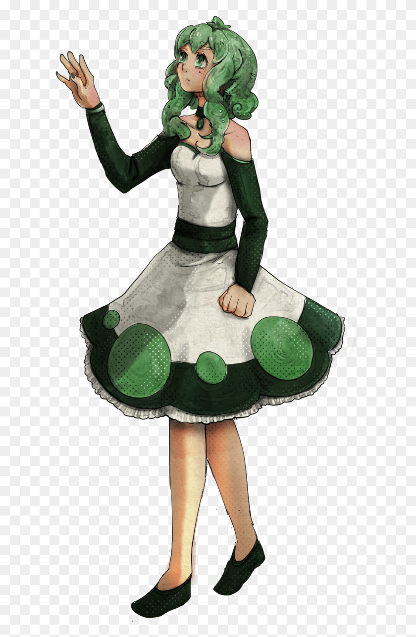 620x1225 Gumi Vocaloid Circles, Elf, Toy, Person HD PNG Download