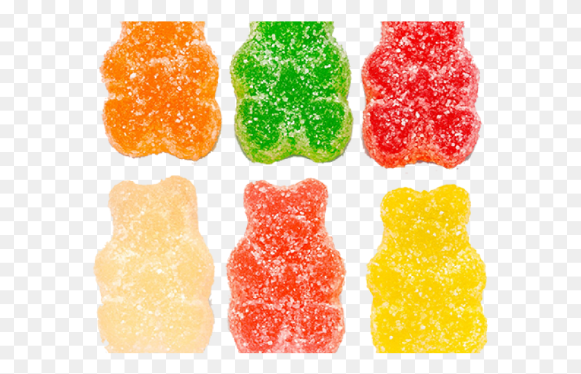 573x481 Gummy Bear Clipart Orange Gummy Bears Con Fondo Transparente, Dulces, Comida, Confitería Hd Png